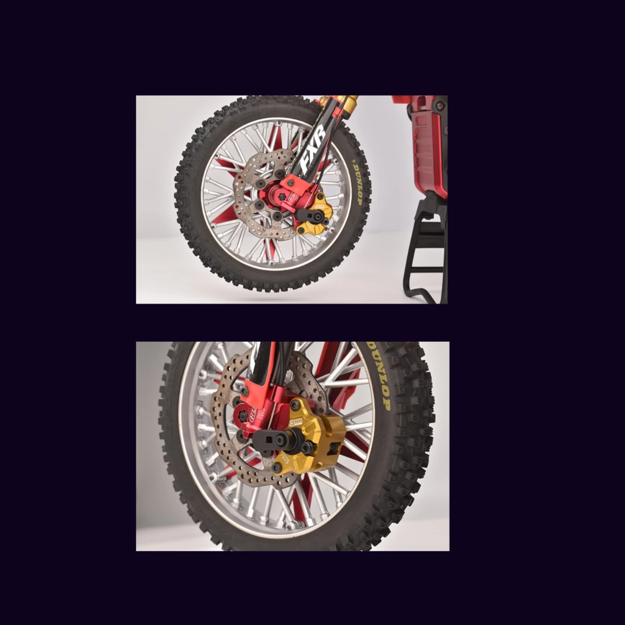 

Алюминиевый передний тормозной суппорт GPM 7075, для мотоцикла LOSI 1/4 Promoto-MX RTE, FXR