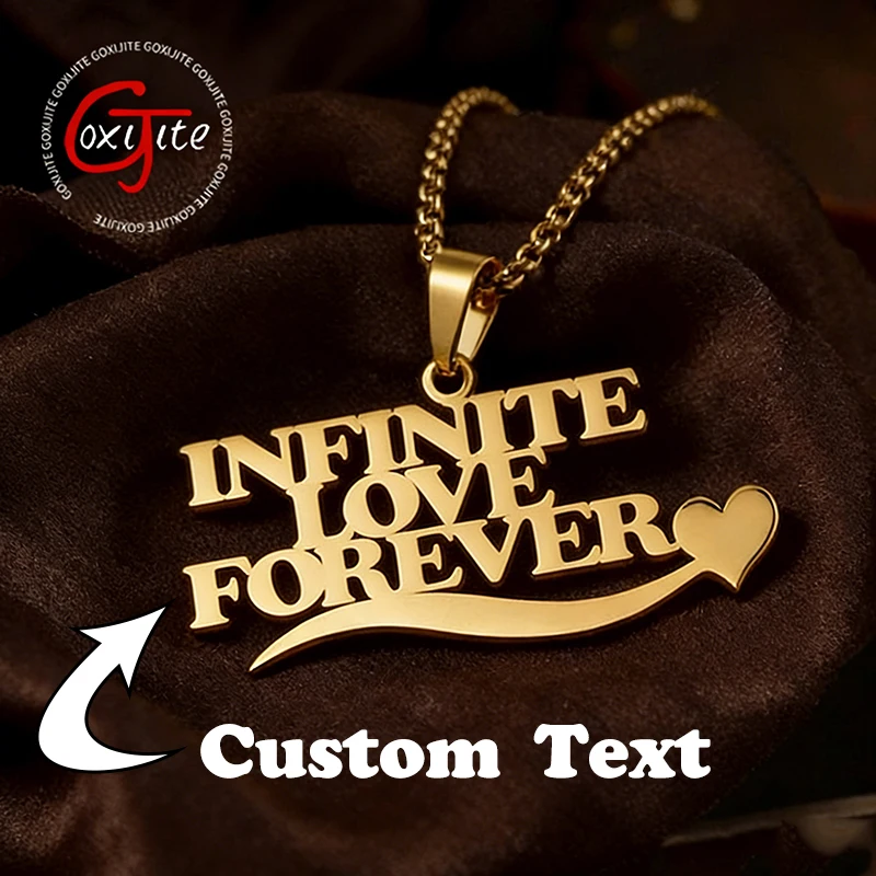 

Fashion Custom Name Pendant Necklace For Women Men Stainless Steel Personalized Pendant With Crown Initial Jewelry Best Gif