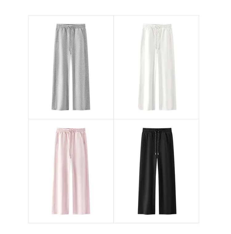 Semir Freizeithose für Damen, Winter, wärmeisolierend, antibakteriell, mit Fleece gefüttert, Kordelzug, Jogginghose, getäfelt, neues, vielseitiges, weites Bein – Detail 12