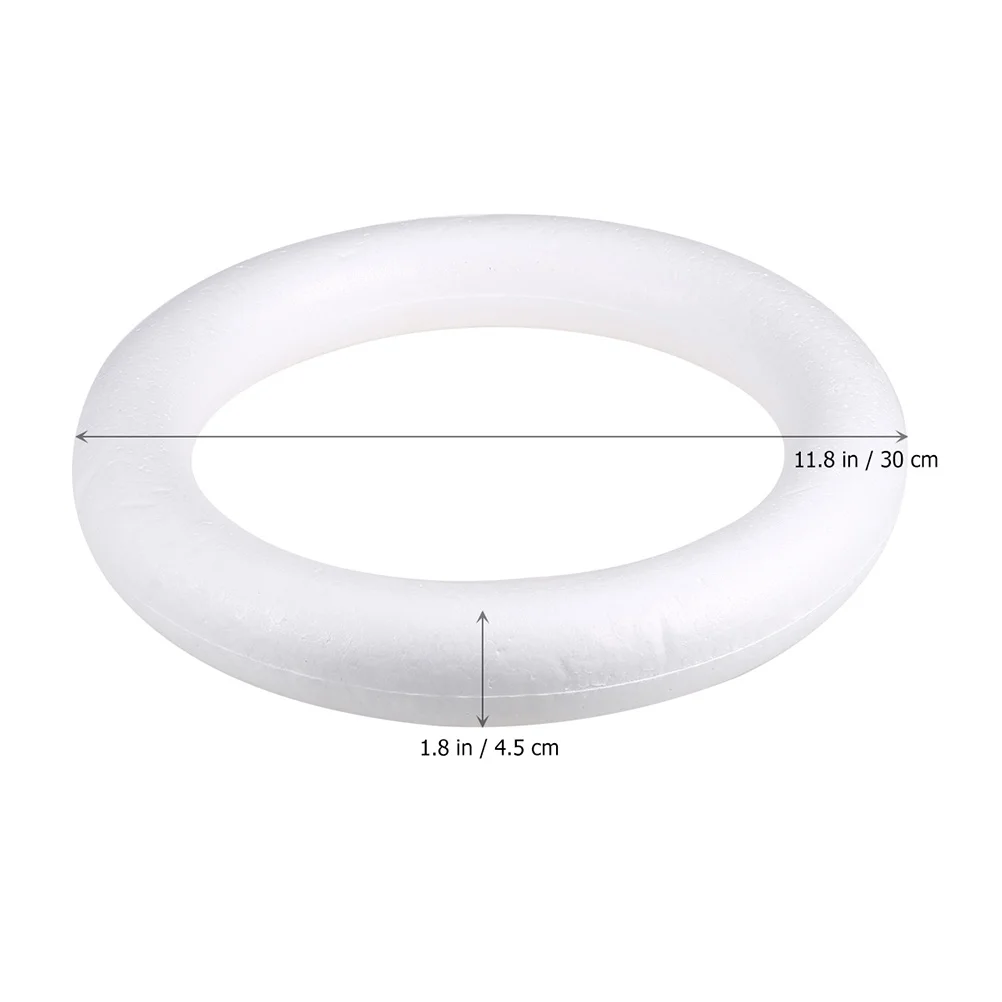 Ring Round Circle Child DIY Accessory Wreath Craft Frame Foam Circular Handcraft