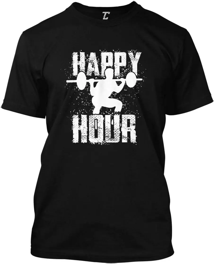 

Happy Hour - Gym Workout Bodybuilder Fitness Men's T-Shirt