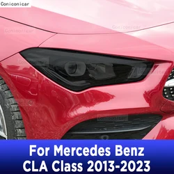 자동차 전조등 보호 필름 후미등 블랙 스티커, 메르세데스 벤츠 CLA 클래스 C117 X117 W117 C118 X118 AMG CLA45 2013-2023