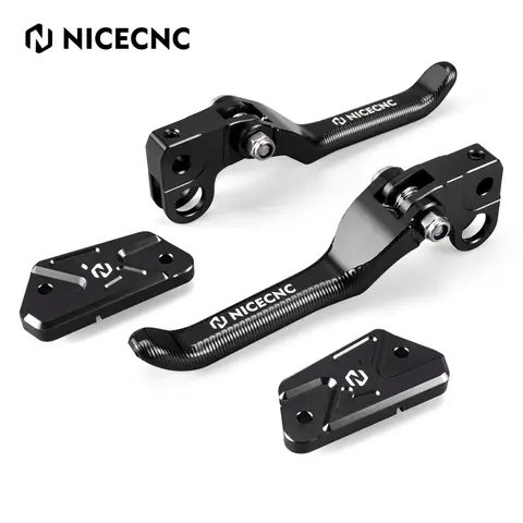 NICECNC 서론 라이트 비 X S L1E 전후방 브레이크 레버 브레이크 리저버 커버 (세그웨이 X160 X260 전기 더트 바이크 2025용)
