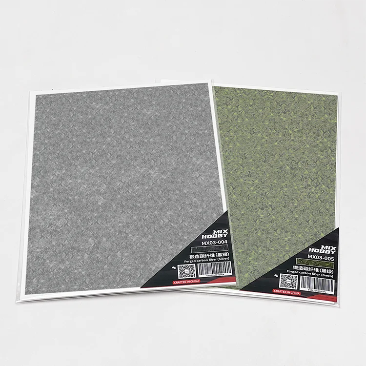 Shitposting نموذج الحرفية الكاملة نموذج جديد تزوير أسود فضي أسود-أخضر سيارة ألياف الكربون الديكور MX03-004/005 #6