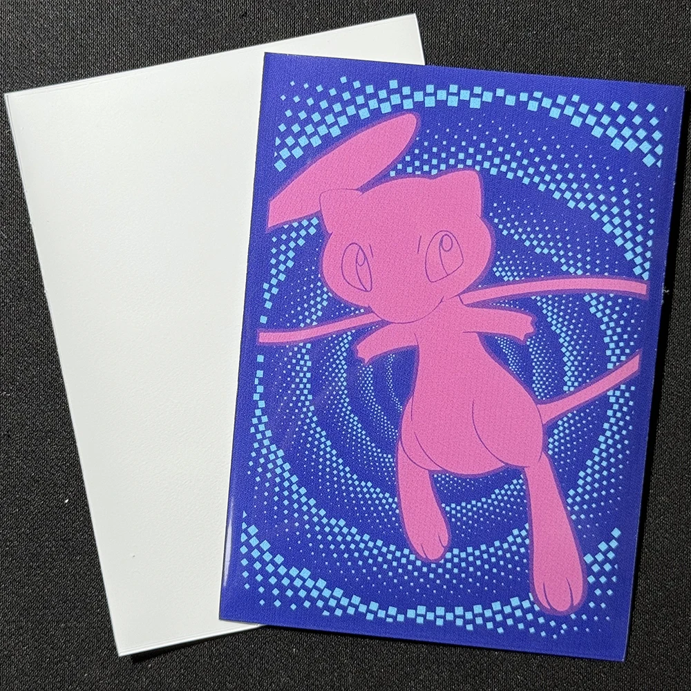 60PCS Mew Card Sleeves Matte Art Anime PTCG Standard Size Card Protectors  Table Game Protective Cover 66x91mm - AliExpress 26