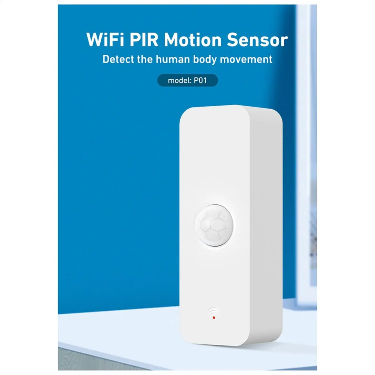 Tuya Wifi Human Body Infrared Sensor Alarm - Burglar Alarm Suitable for Home/Garages/Shops