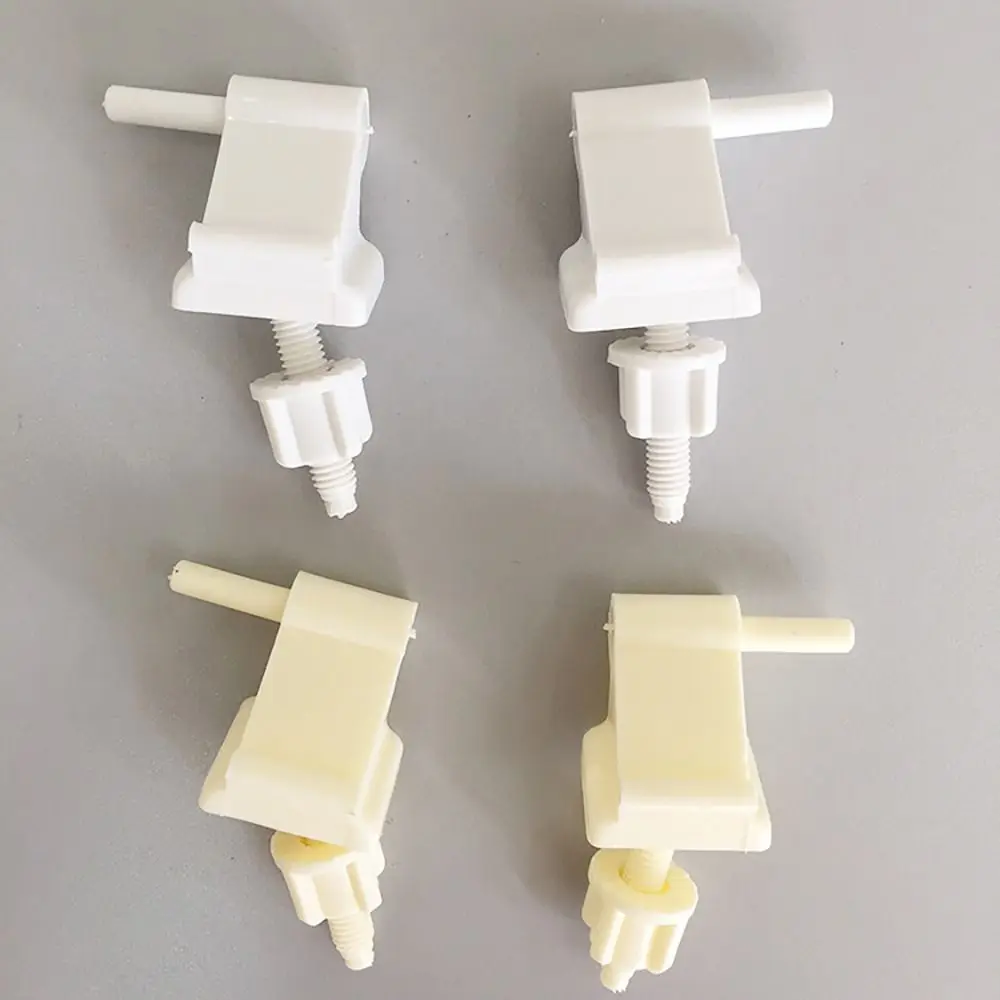 

1 пара пластиковых петель для сиденья унитаза, простая установка, белые, бежевые шарнирные болты, винт для ремонта сиденья, монтажные фитинги для петель