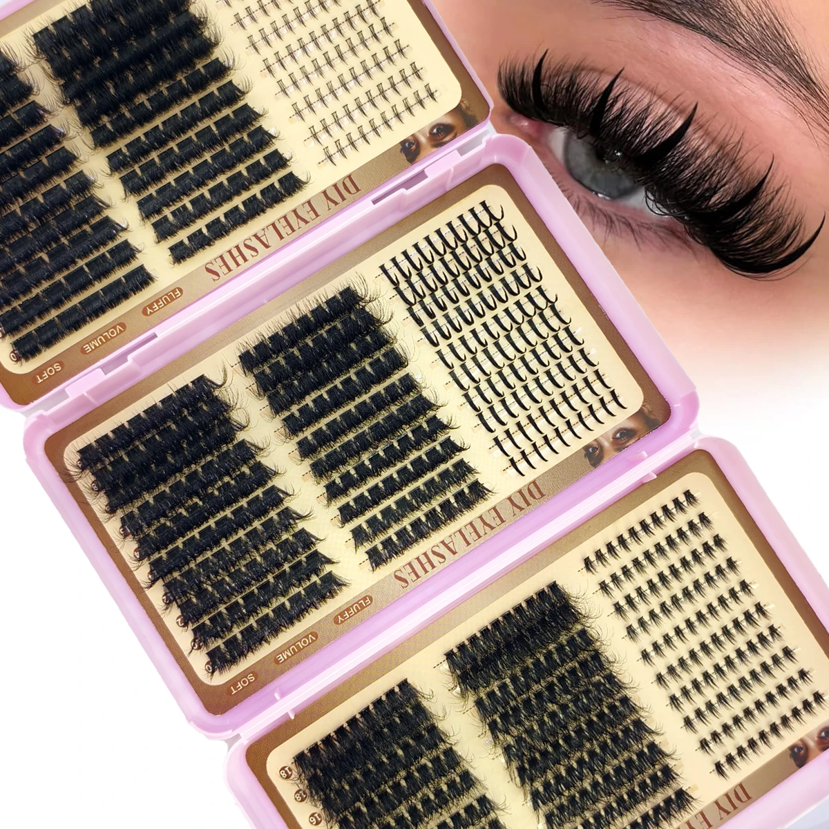 まつげクラスターキット 780ファンズ ボムトム まつげクラ - Eyelash Extension Wet Look のレビューと価格