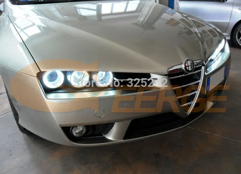 For Alfa Romeo 159 Brera Spider 2005 2006 2007 2008 2009 2010 2011 2012 Ultra Bright CCFL Angel Eyes Halo Rings Kit Day Light