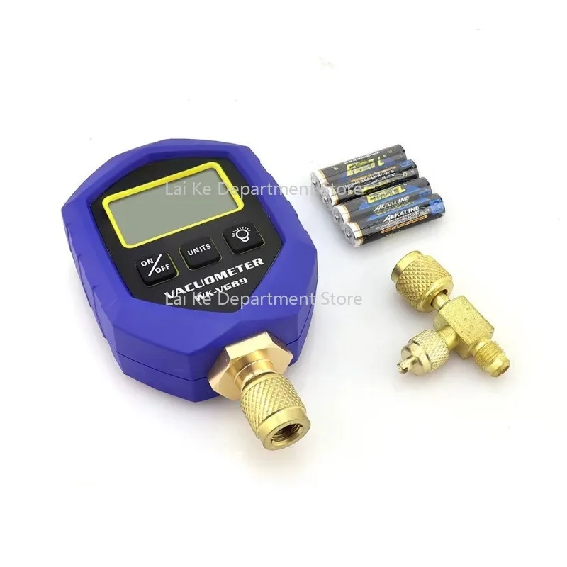 

VG89 Vacuometer Refrigeration Digital Vacuum Meter LCD Luminous High Accuracy Sensor Mon-itor System Calibrate Vac Pump Buzzer