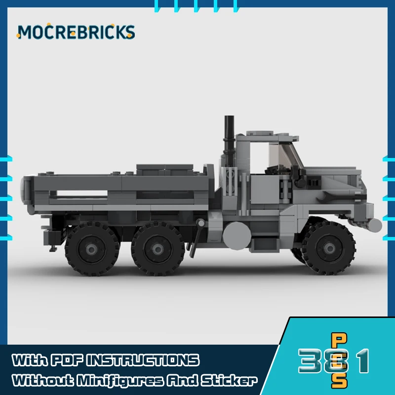 MOC-132958 7 Ton Military Truck Building Block Model High-Tech Small Particle Assembly Model Bricks Toys Children's Puzzle Gifts