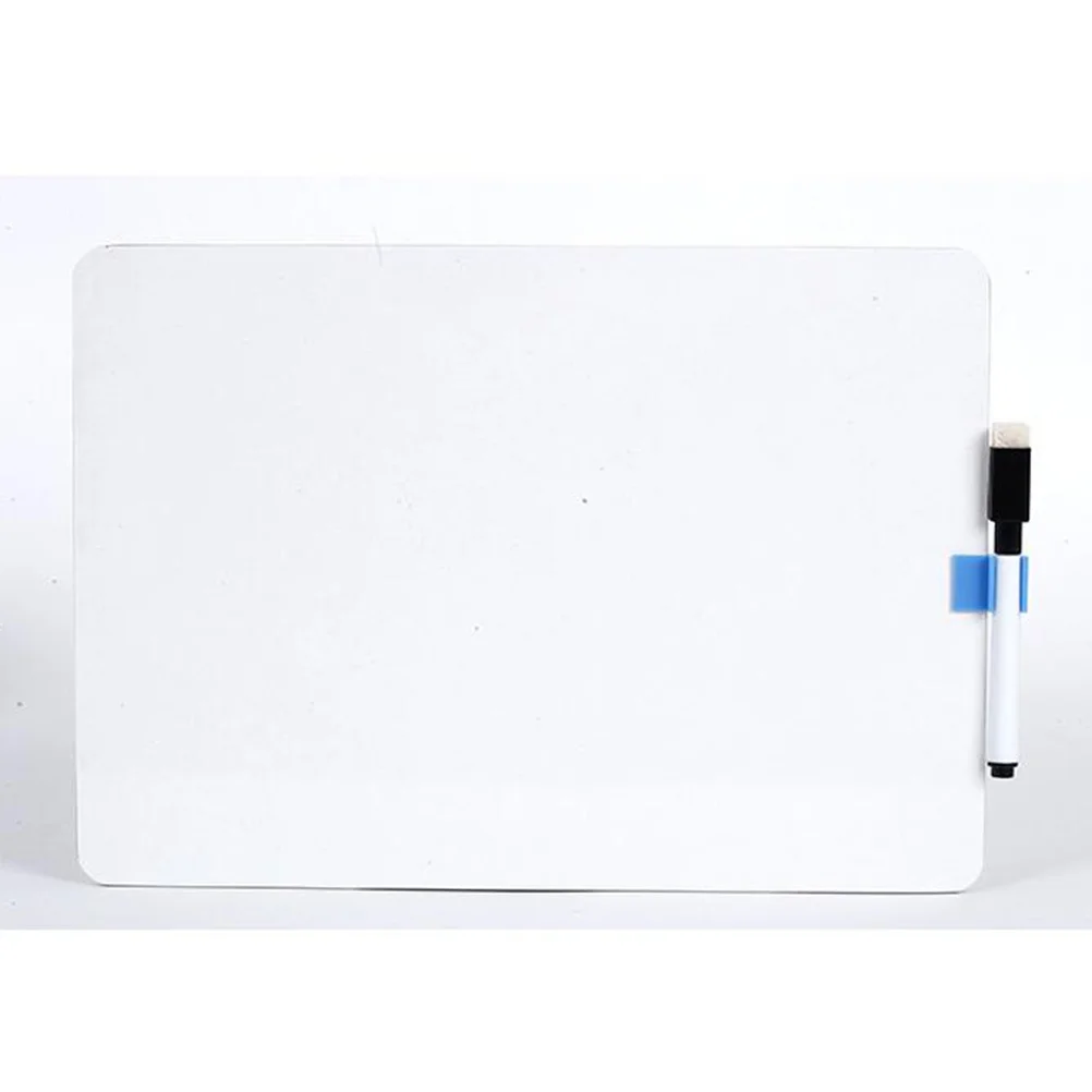 

5Pcs Desktop Small White Board 15x21cm Double Side Erasable Whiteboard Office Home Dorm Message Planner Reminder Board