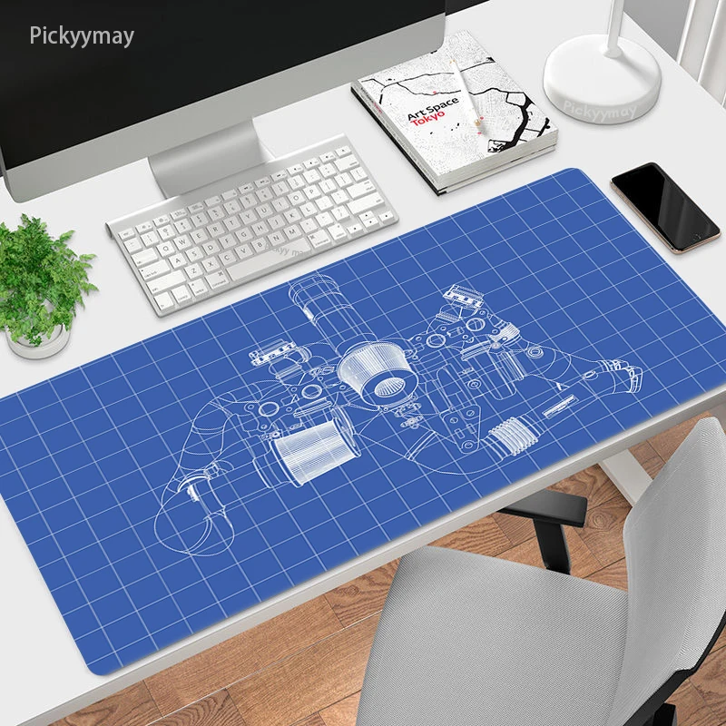 Paper Crane Mouse Pad PC Keyboard Mousepad Gamer Rug Mechanical Gaming Accessories Computer Table Mat Carpet Deskmat Non-slip