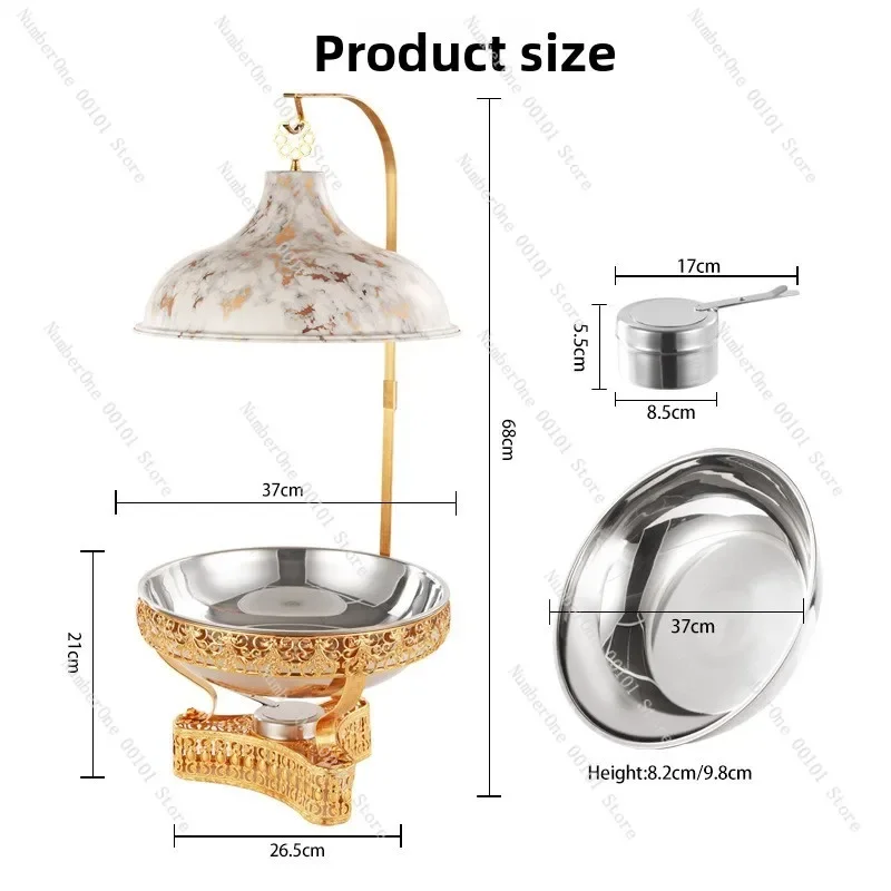 

Stainless steel buffet furnace | European heating and insulation hanging lid furnace