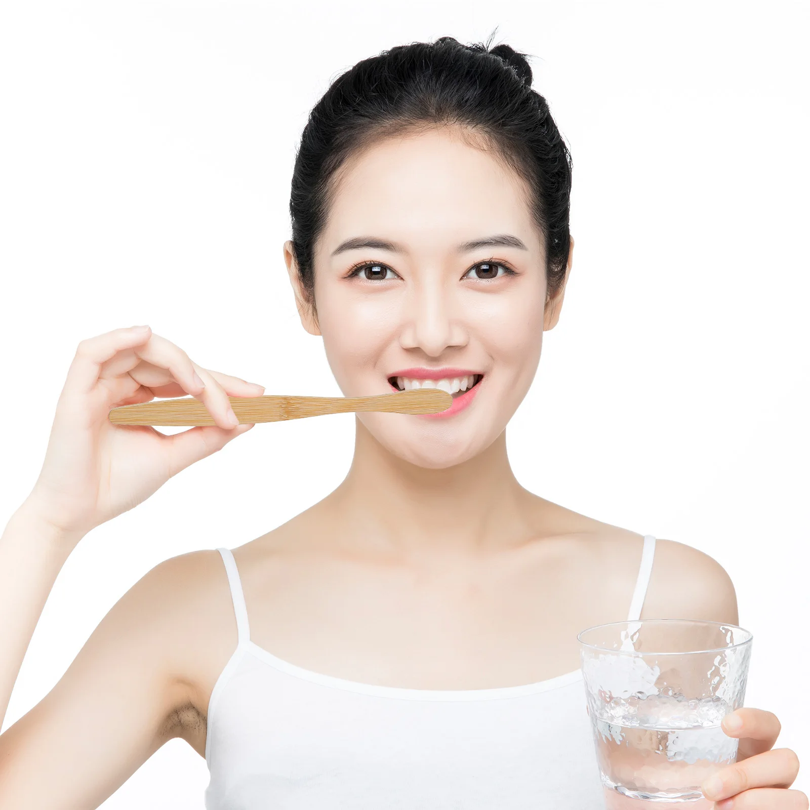 

10pcs Durable Smooth Adult Practical Nylon Cleaning Bamboo Adults Tooth Brushes Toothbrushes Travel al Health Gifts