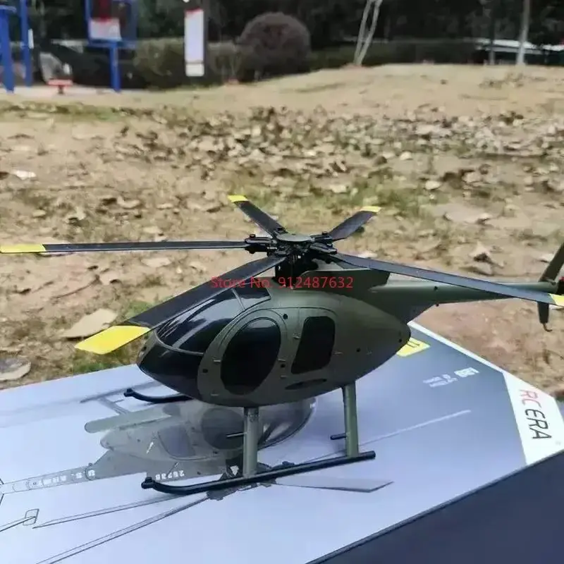 Zdalnie sterowany helikopter Rc Era 1:28 Md500 podwójny bezszczotkowy C189 Tusk symulacja samolotu Model zewnętrzny zabawki urodzinowe dla dzieci