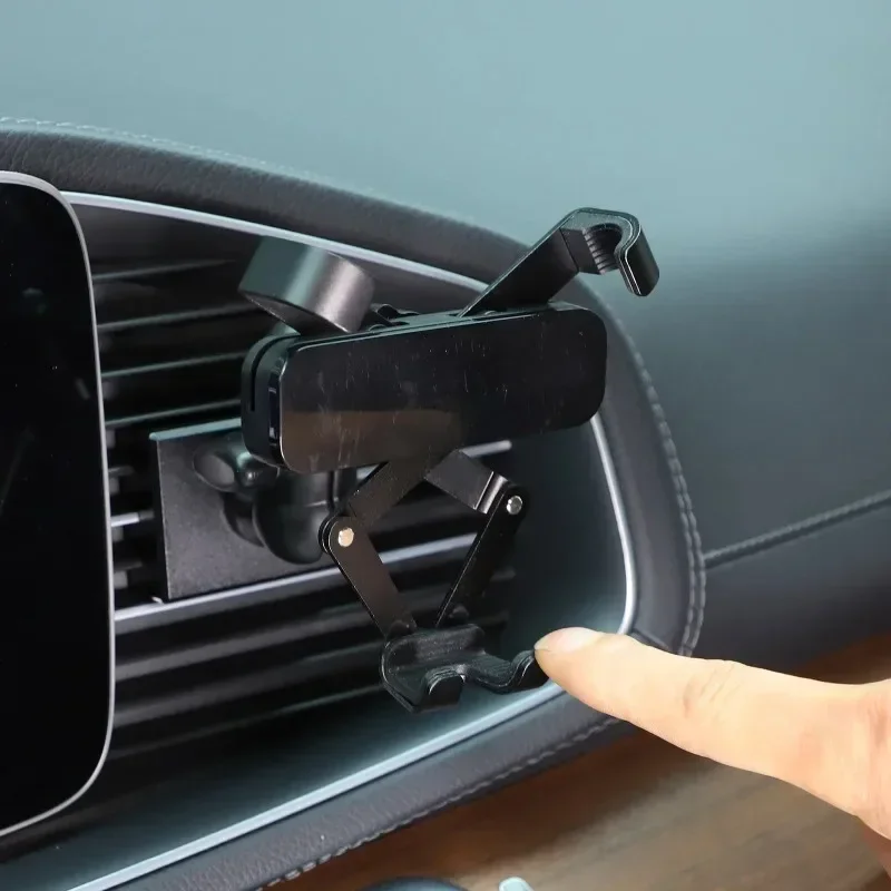 

For Mercedes Benz GLE GLS W167 X167 2020-2023 Car Accessories ABS Car Mobile Phone Holder Phone Holder GPS Navigation Bracket