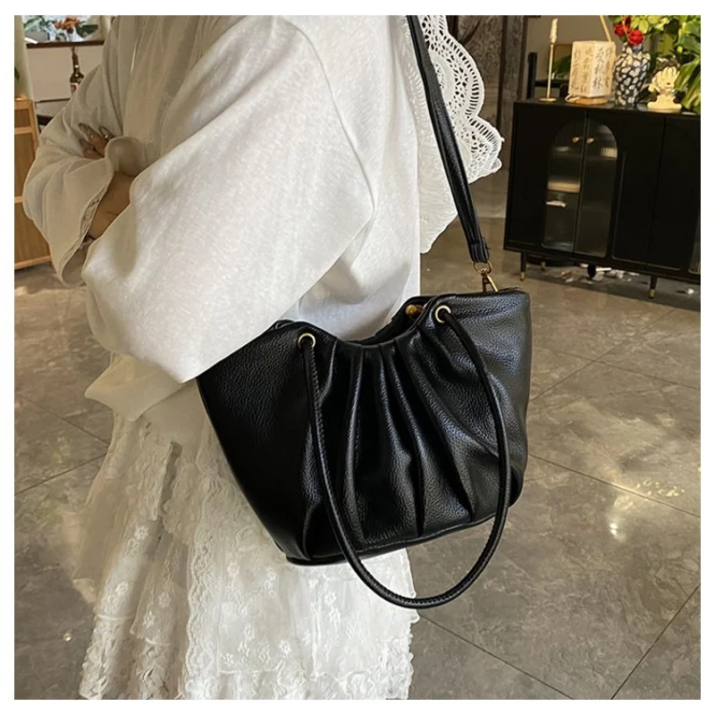 

Classic Women's Genuine Leather Handbag - Luxury Brand Popular Elegant Crossbody Shoulder Bag For Ladies