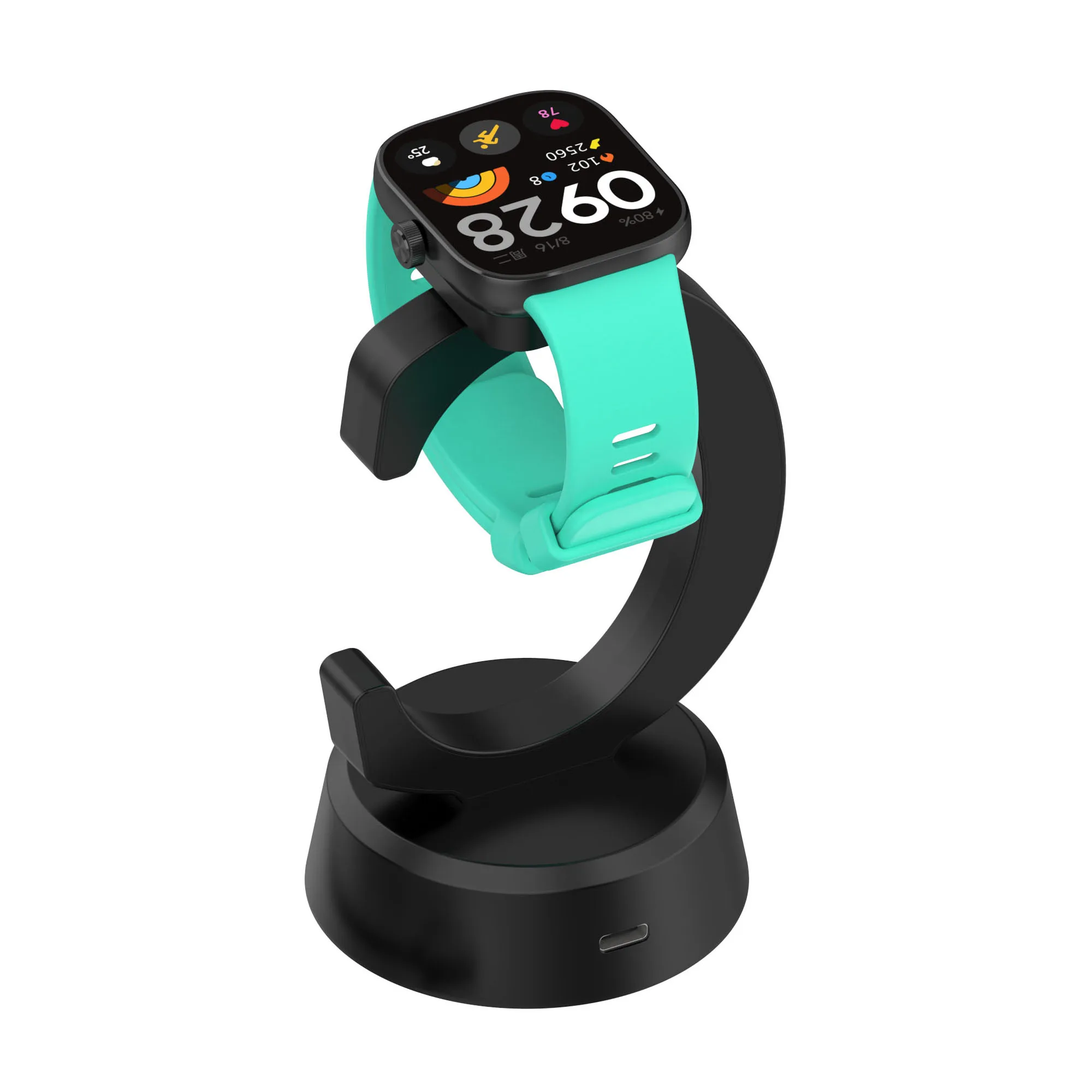 Mi Band 8 Magnetic Holder Charger Dock for Xiaomi Mi Band 9/ 8 Pro/ Redmi Band 2/ Watch 4/ Watch 3 Active Smartwatch Charging