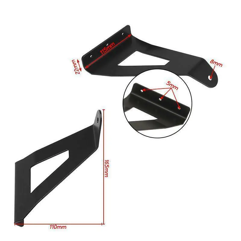 Upper Windshield 54Inch Curved LED Light Bar Mount Bracket for Ford F150 Pickup 4WD 2WD Automobiles Parts Accessories New Car