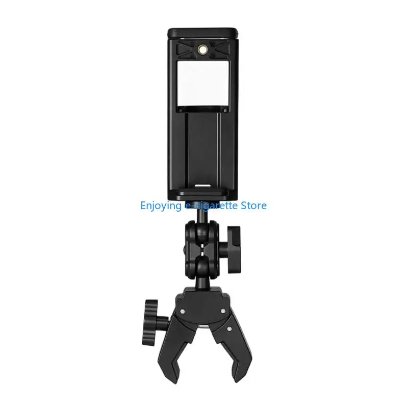 Clamp screen holder for camera stands, work posts, and bike tubes Y4QF