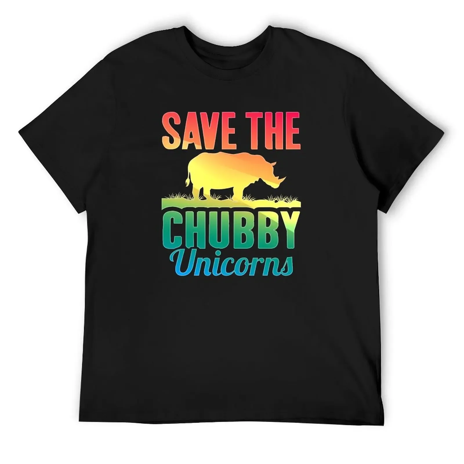 

Save The Chubby Unicorns, Rainbow Unicorn, Rhinoceros Art T-Shirt basketball graphic tees for a boy mens clothes