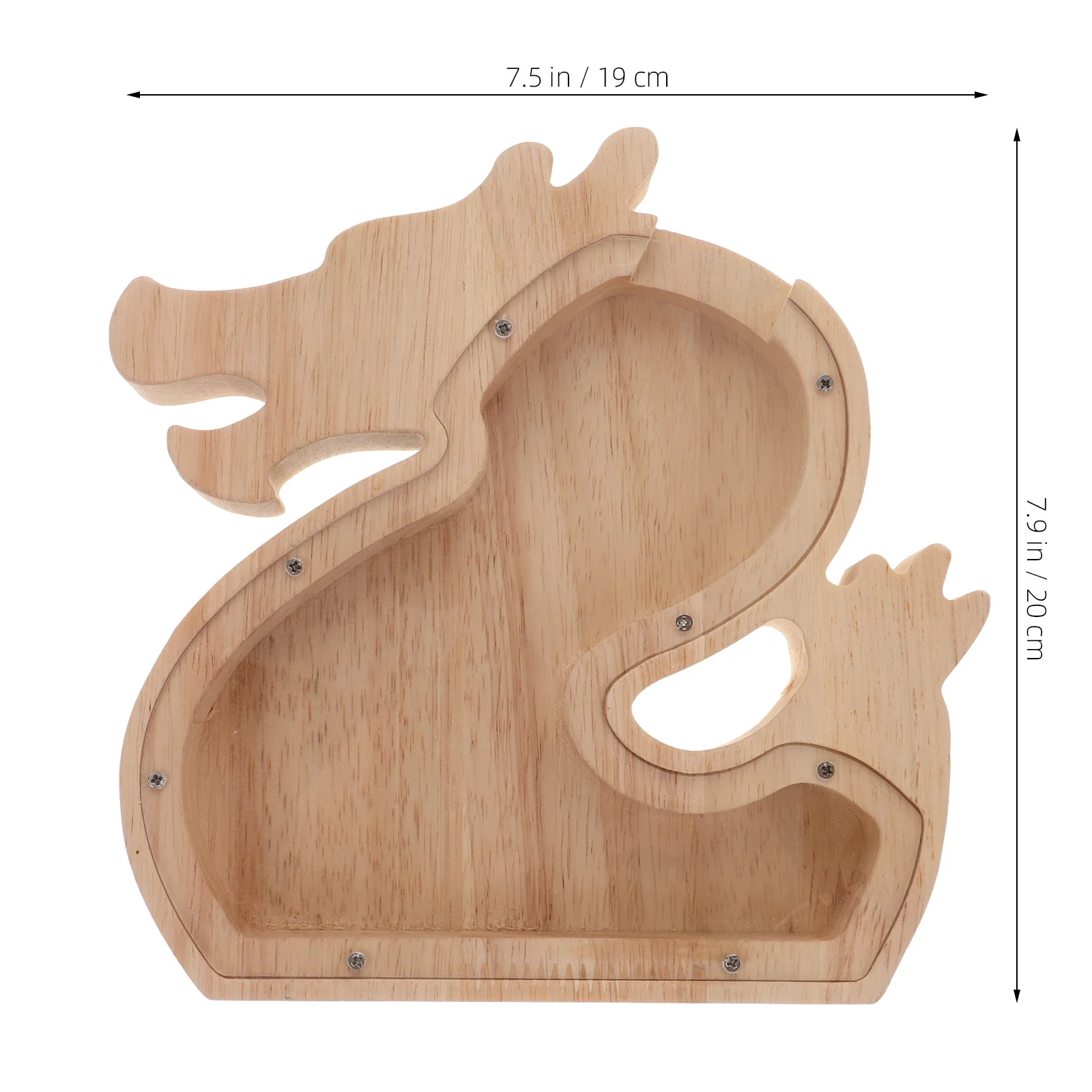 Wooden Kids Piggy Bank Animal Design Clear Viewing Window Money Box Boys Girls Coin Bank Saving Wooden Piggy Banks for Kids