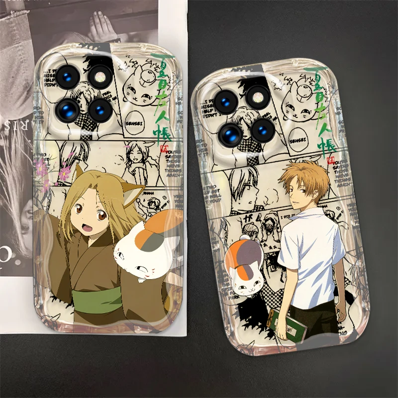 Natsume Book Of Friends For Xiaomi Mi 14 12 12T 11 Lite Poco M6 X6 X5 X4 X3 Pro GT NFC 5G Wave Oil Cover Phone Case