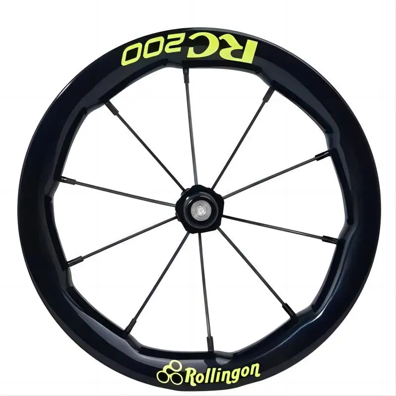 Rollingon RC200 Wheel Set Carbon Fiber Tire Children's Balance Bike 12 inch Tube Ultra Light Wave Rim Modified Parts