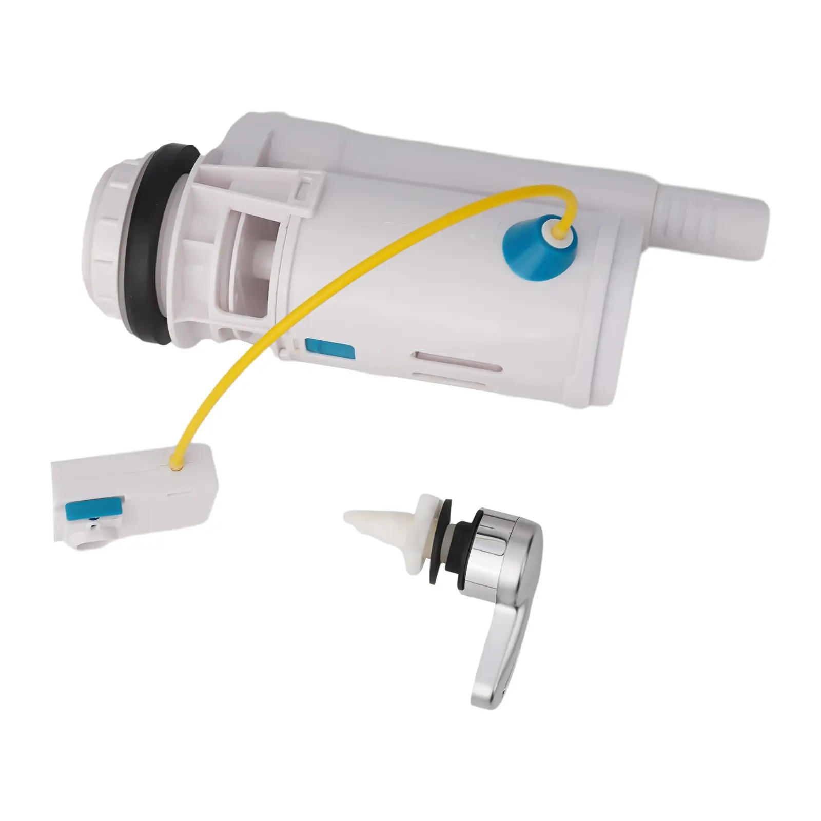 Control Dual Flush Valve Parts Plastic Bathroom Accessories Drain Valve Front Wrench Overflow Lever Toilet Tank