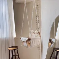 Baby Swing Ins Style Infant Household Indoor Hanging Chair Baby Small Hanging Basket Swing Cloth Rocking Chair Children Swing