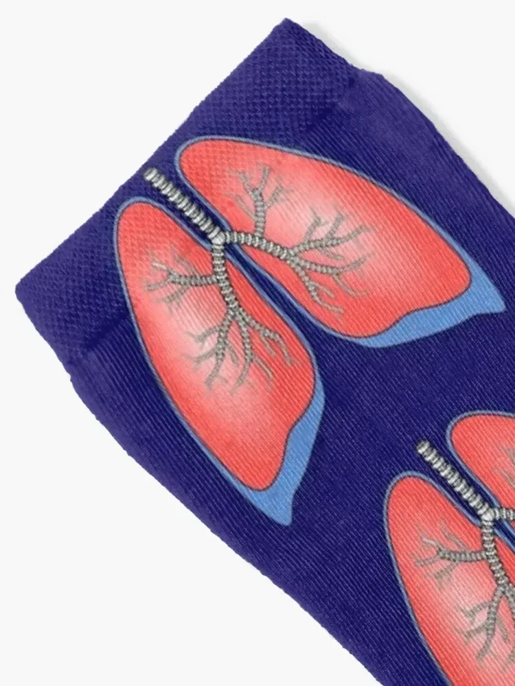 جورب التشريح - زوج من جوارب الرئتين الهيب هوب الفاخرة الرجعية النساء الجوارب الرجالية #2