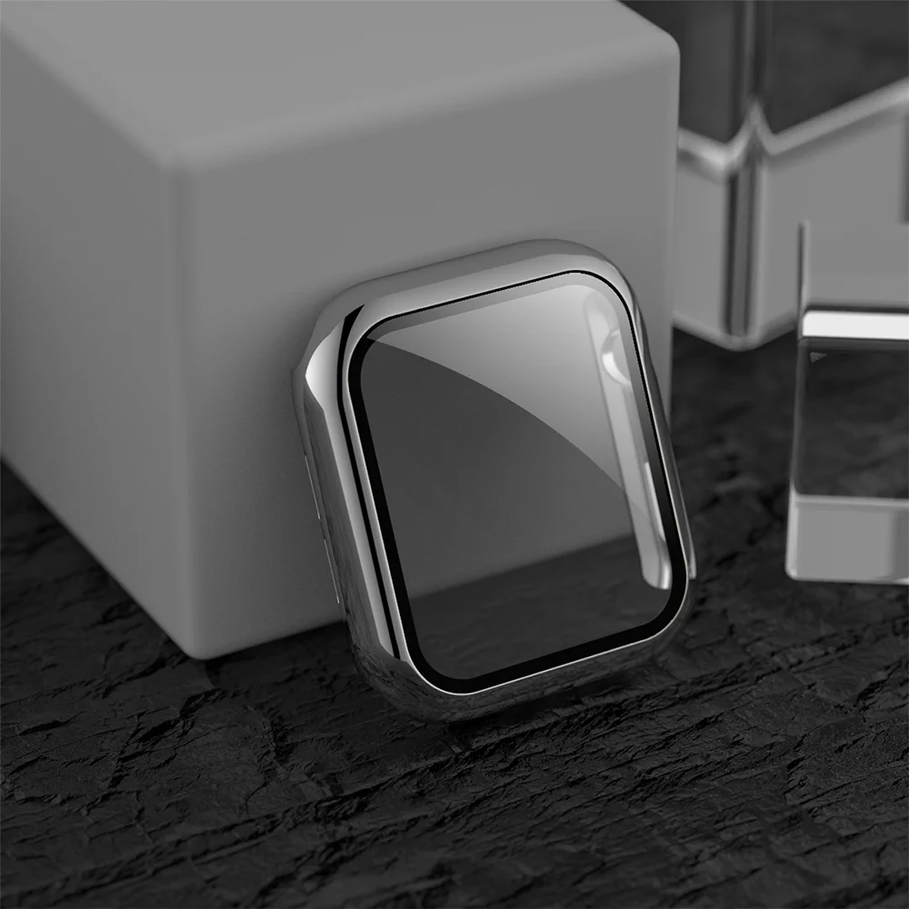 Стекло и крышка для часов Apple Watch, аксессуары для iWatch версии 8, 7, 6, SE, 5, 9, 44 мм, 45 мм, 41 мм, 40 мм, 42 мм, 38 мм