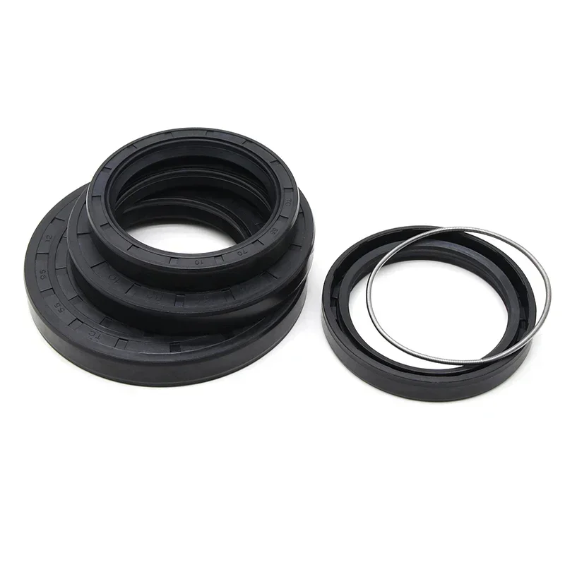 1pcs NBR Oil Seal ID 55mm TC-70/72/75/78/80/82/85/90/95/100/110*8/9/10/12mm Nitrile Rubber Shaft Double Lip Oil Seals Gasket