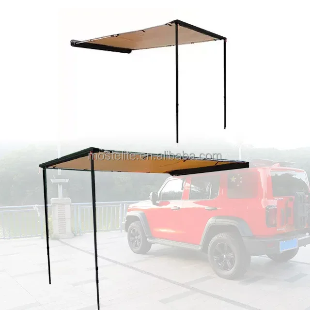 High Quality Thickened Aluminum Shell Car Weatherproof Sunshade Side Awning Rainproof Camping Roof Side Tent for Gwm Tank 300