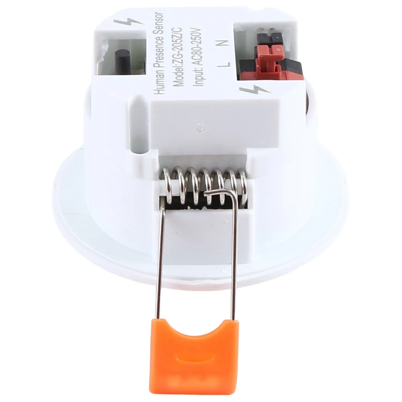 Белый граффити датчик присутствия тела Zigbee потолок 5,8G радар присутствия тела Датчик граффити датчик 1 комплект