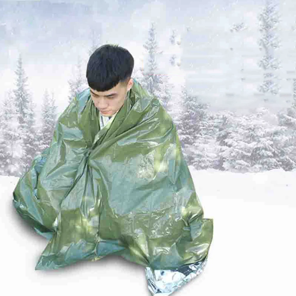 3 Pcs Warm Blanket First Aid Thermal Rescuing Survival Fold Camping Supply Keep Blankets