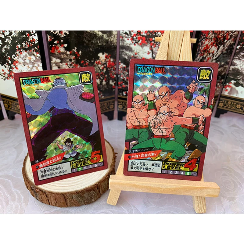 Anime Dragon Ball Fierce Fighting Chapter Ii Son Goku Pilaf Yamcha Piccolo Color Flashcards Game Collection Boy Birthday Gifts