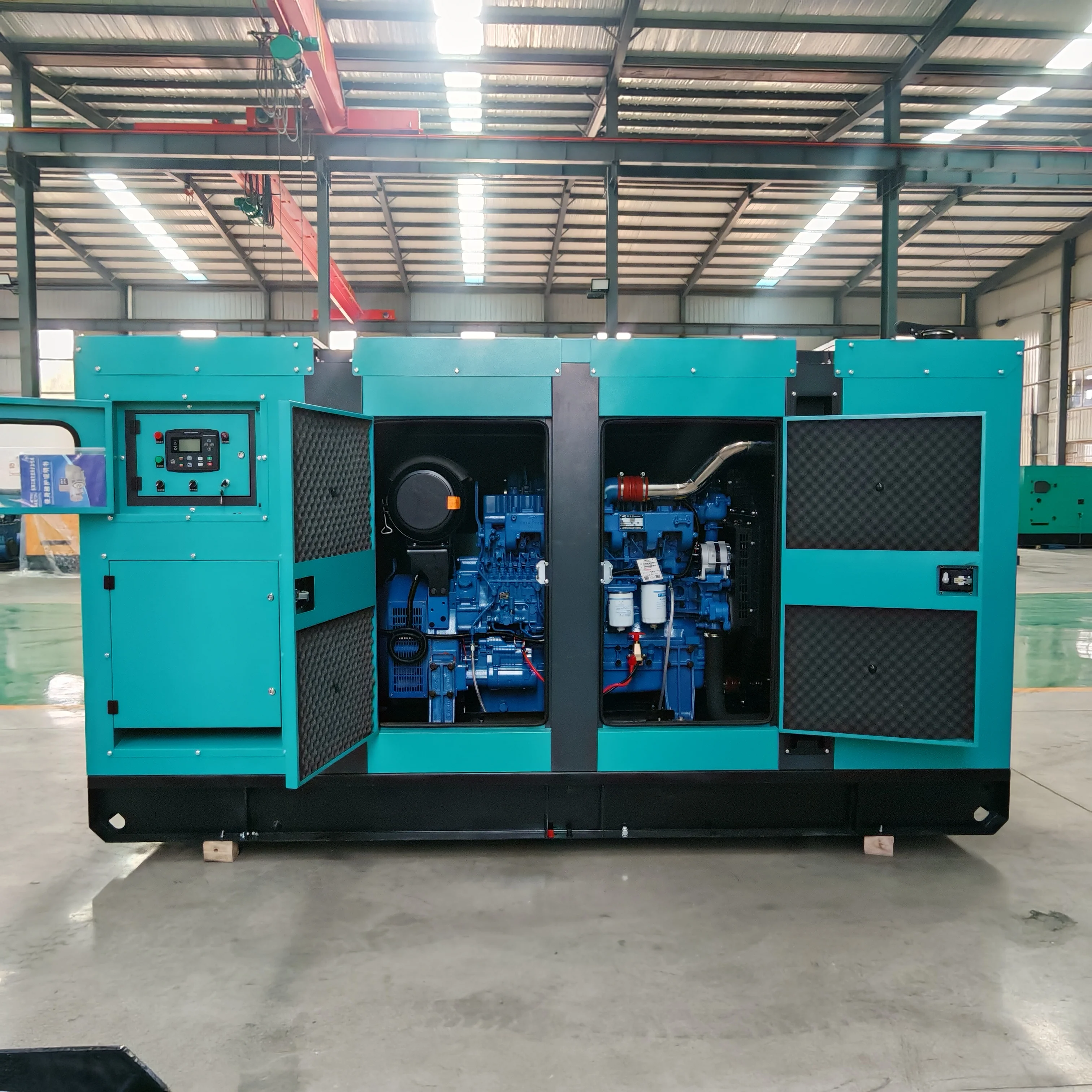 30kW-100kW Silent Three Phase Diesel Generator Auto Start Prime Standby Power for Factory Warehouse Home Backup