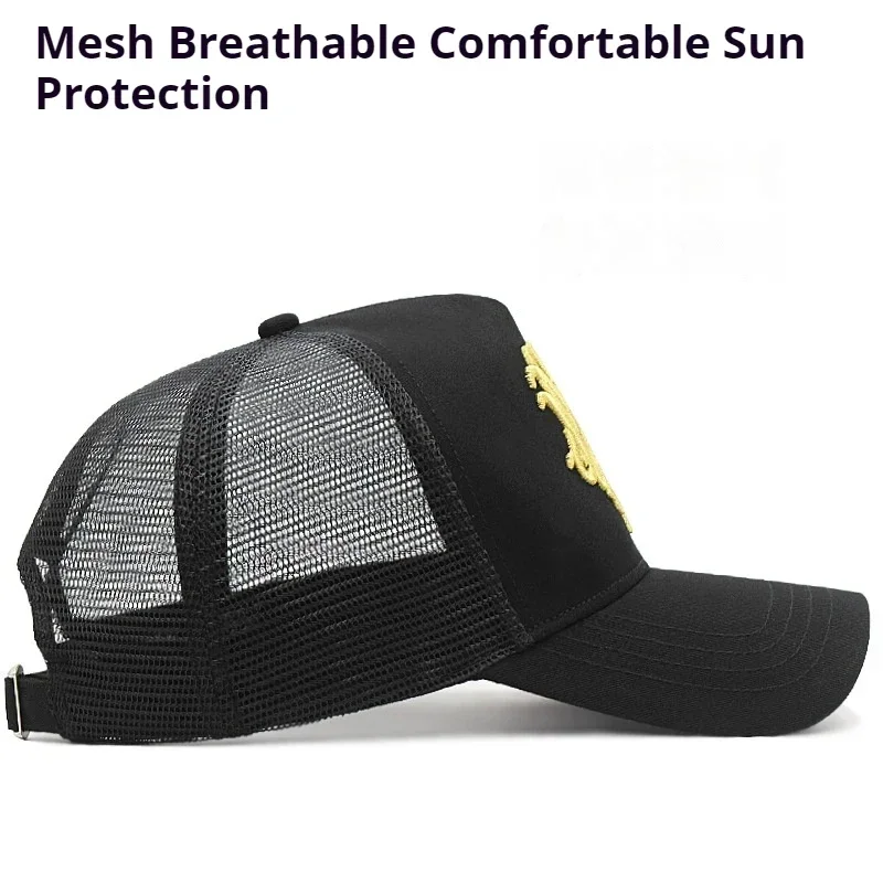 الصيف عالية أعلى حجم كبير شبكة تنفس قبعات البيسبول الرجال في الهواء الطلق حجم كبير 60 سنتيمتر 65 سنتيمتر سائق شاحنة أبي قبعة واقية من الشمس Snapback قبعة