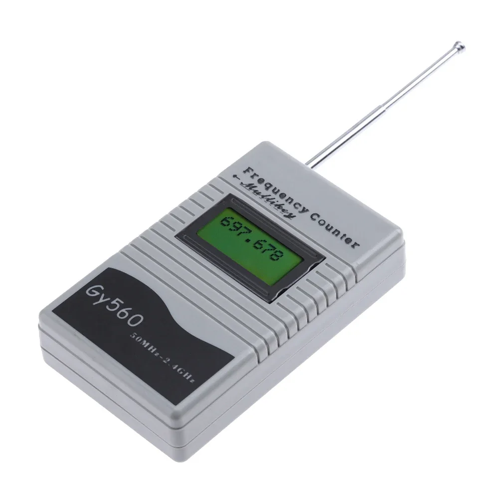 Handheld Frequency Counter for Two-way Radio Mobile Phone 50 MHz-2.4 GHz GY560 Frequency Counter Meter