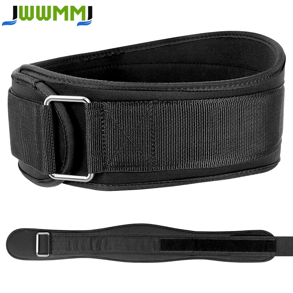 1Pcs Gym Weight Lifting Belt, Adjustable Waist Back Support for Powerlifting Squat Dumbbell Deadlifts Strength Training Fitness