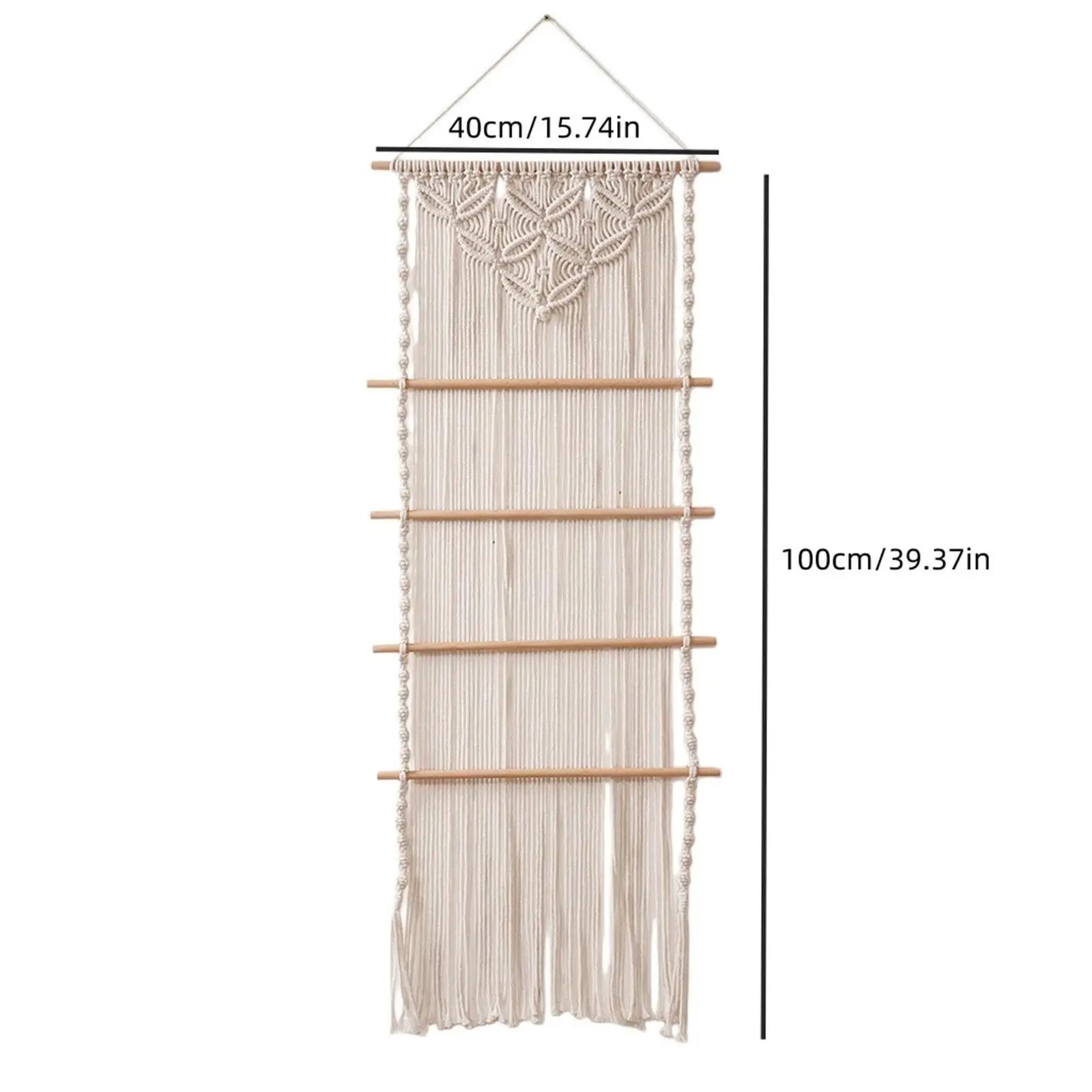 

Bow Holder for Girls Hair Bow Organizer Wall Decor Birthday Gift Tapestry Decor Hanging Bohemian Hanger Headband Holder White