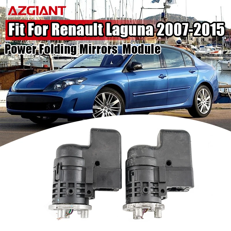AZGIANT For 2007-2015 Renault Laguna Left Right Side Mirror Fold Motor 12V DC Power Fold Retract Extend Direct Replacement