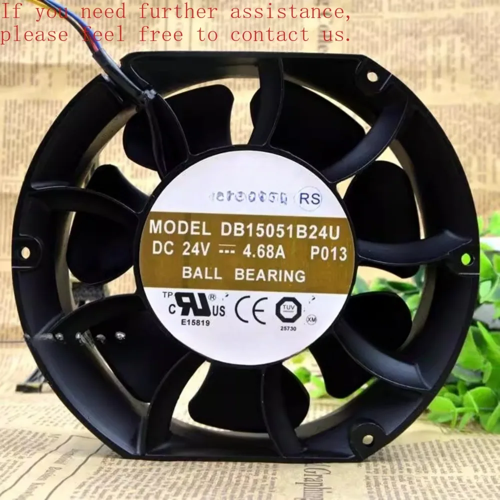 

For AVC DB15051B24U 15 * 17cm 24V 4.68A 17251 Large air volume, server fan