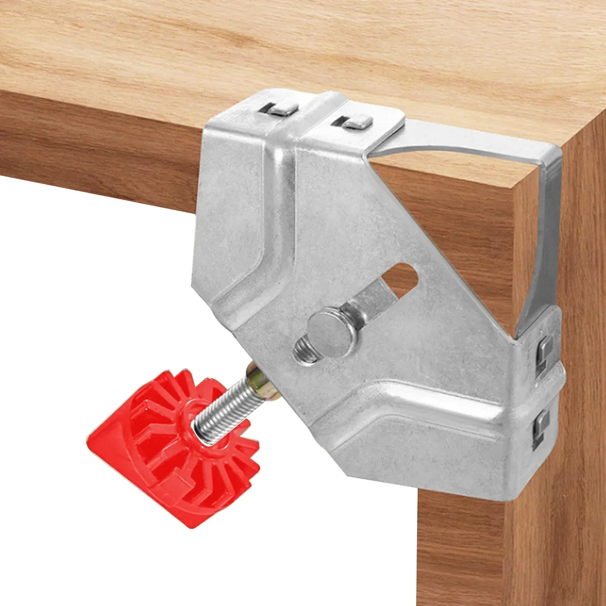 مشبك زاوية 90 درجة، أداة تثبيت وتثبيت قوية للخزانة الخشبية مع فك متأرجح قابل للتعديل، لقضيب فولاذي للأنابيب المعدنية الخشبية