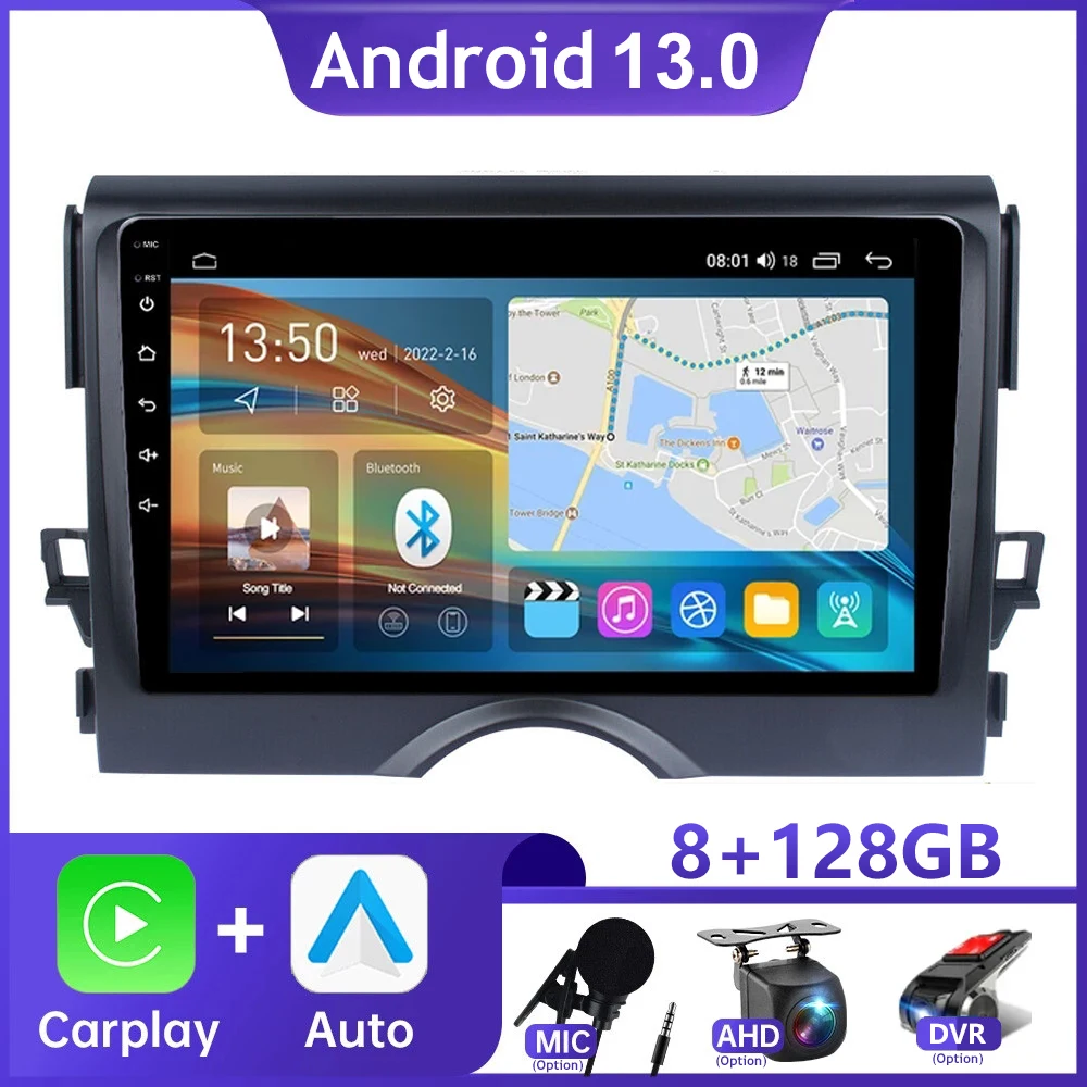 

For TOYOTA REIZ Mark X 2010 - 2013 2014 2015 Car GPS IPS Stereo Screen Auto 4G+Wifi Radio Multimedia player Navigation