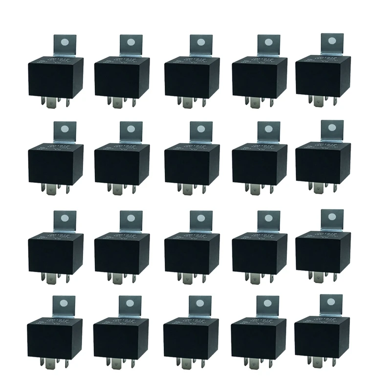 

25Pcs 12V 40 Amp 4Pin Spdt Electrical Relays Switch For Automotive Truck Boat Marine