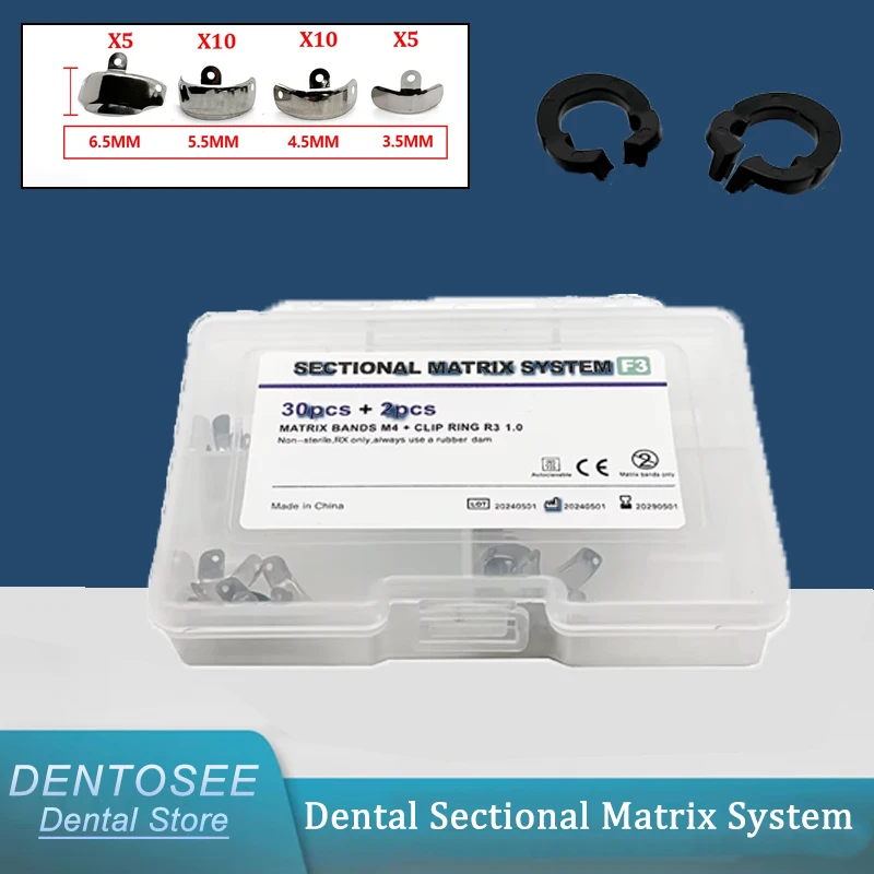 

Dental Metal Matrices Matrix Bands Resin Clamping Ring Dental Sectional Matrix System Sectional Contoured Dental Pliers Dentist
