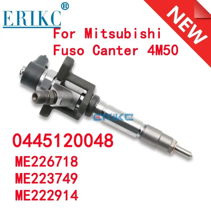 ERIKC 0445120048 Diesel Common Rail Injector 0 445 120 048 Auto Engine Injection 0445 120 048 for MITSUBISHI ME222914 ME223749